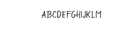 MightypeCasual.otf Font UPPERCASE
