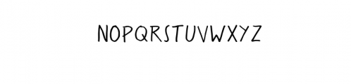 MightypeCasual.otf Font LOWERCASE