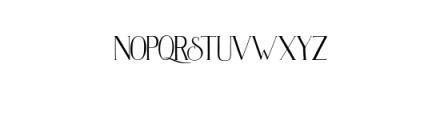 Milady Font LOWERCASE