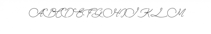 Milly Signature Font UPPERCASE