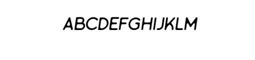 Minimalust Thin Italic.ttf Font LOWERCASE