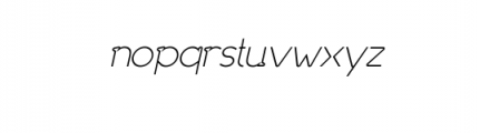 Miniver Italic.ttf Font LOWERCASE