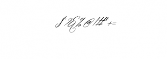Miolleta Script Font OTHER CHARS