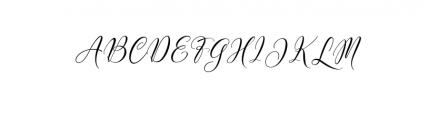 Misgaretha Font Font UPPERCASE