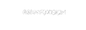 Mistari.ttf Font UPPERCASE