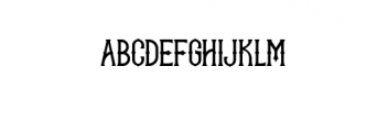 Mistlock Regular.otf Font UPPERCASE