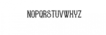 Mistlock Rough.otf Font UPPERCASE