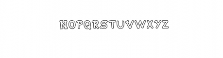 MixyMissy-Outline.ttf Font UPPERCASE