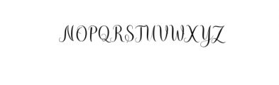 mistletoe script.otf Font UPPERCASE