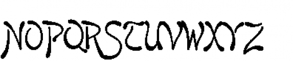 Mikado Monograms Regular Font UPPERCASE