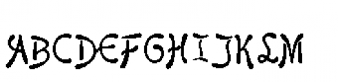 Mikado Monograms Regular Font LOWERCASE