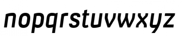 Milibus Semi Bold Italic Font LOWERCASE