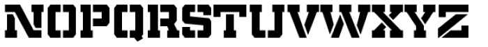 Militia Pro Regular Font UPPERCASE