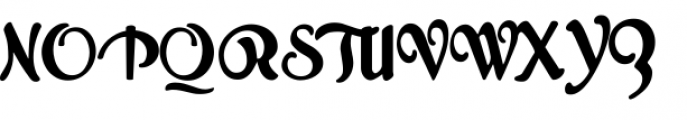 Milk Script Alternate Font UPPERCASE