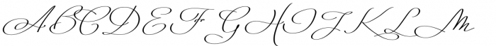 Mina Calligraphic Bold Font UPPERCASE
