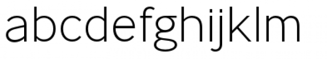 Ministry Pro B Extra Light Font LOWERCASE