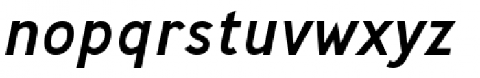 Ministry Pro B Medium Italic Font LOWERCASE