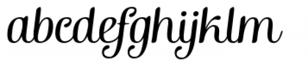 Mishka Italic Font LOWERCASE