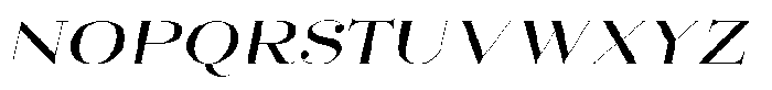 Mittwoch Bold Italic Font UPPERCASE