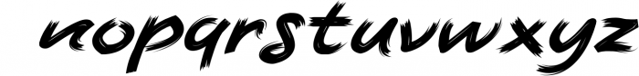 Michael Brush Display Font Font LOWERCASE