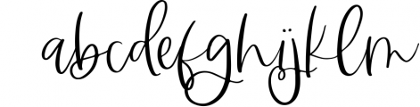 Midnight - Handwritten Script Font Font LOWERCASE