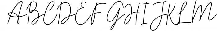 Midnight Signature Font UPPERCASE
