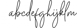 Midnight Signature Font LOWERCASE
