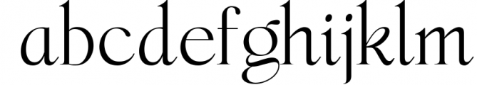 Miegha Font LOWERCASE