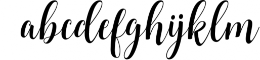 Mighty Love Script Font LOWERCASE