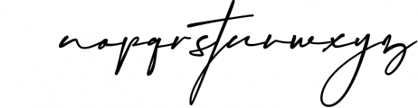 Migratory - Modern Signature Font LOWERCASE