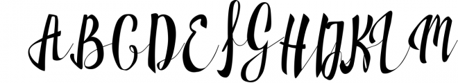 Milkytwins Modern Wave Calligraphy 1 Font UPPERCASE