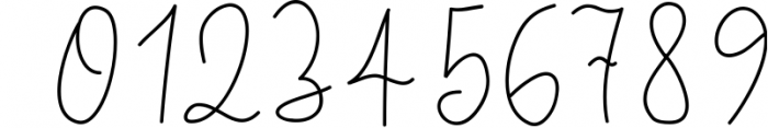 Mimosa - Handwritten Script Font 1 Font OTHER CHARS