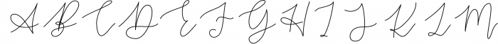 Mimosa - Handwritten Script Font 1 Font UPPERCASE
