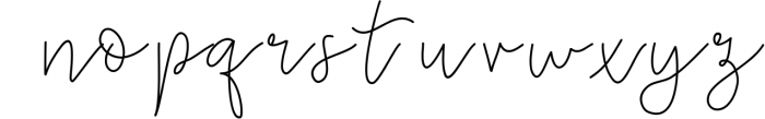 Mimosa - Handwritten Script Font Font LOWERCASE
