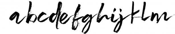 Mimosha Brush Script Font LOWERCASE