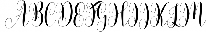 Mini Bundle Calligraphy 6 Font UPPERCASE