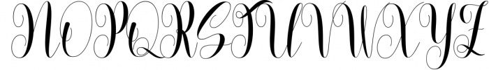 Mini Bundle Calligraphy 6 Font UPPERCASE