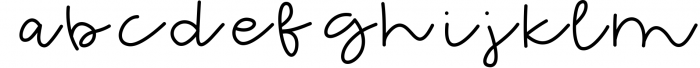 Mini Handwritten Script Font Bundle - 10 Fonts 7 Font LOWERCASE