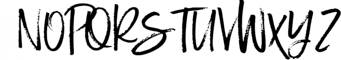 Mintsy - A Handwritten Brush Font Font UPPERCASE