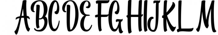 Miradila Handwriting Typeface Font UPPERCASE