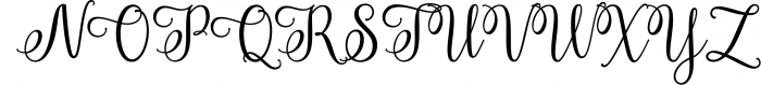 Mischa - A Modern Calligraphy Font UPPERCASE