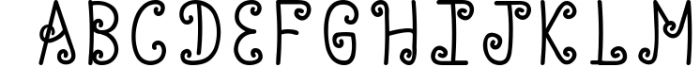 Miss Juniper - A Whimsical Font Font UPPERCASE