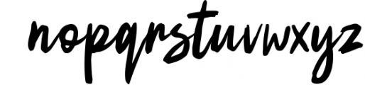 Missland - Handwritten Brush Font Font LOWERCASE