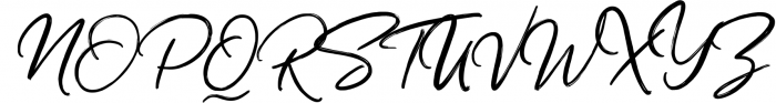 Misthique Signature Brush Font UPPERCASE