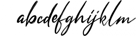 Misthique Signature Brush Font LOWERCASE