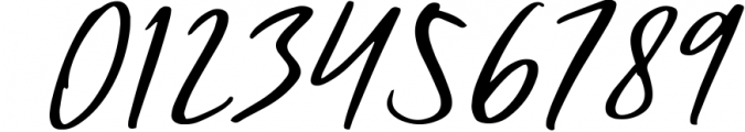 Mistrully Brush Script Font OTHER CHARS