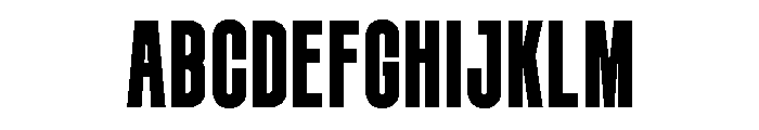 MICTEN Regular Font UPPERCASE