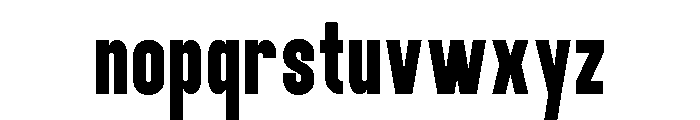 MICTEN Regular Font LOWERCASE