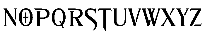 MIDELTANK Font UPPERCASE
