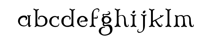 MIDNIGHT Font LOWERCASE